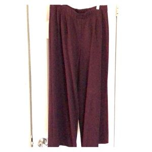 J.Jill full leg cropped Wine Size Small Excelnt co